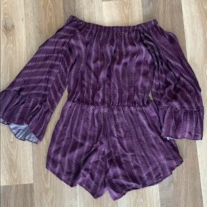 Off the shoulder romper